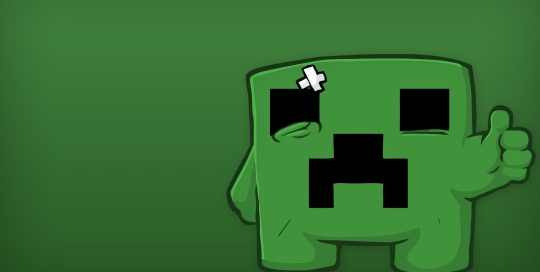 Minecraft Meatboy Creeper Wallpaper