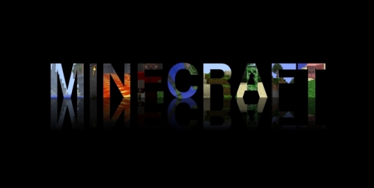 Minecraft Logo Text Wallpaper